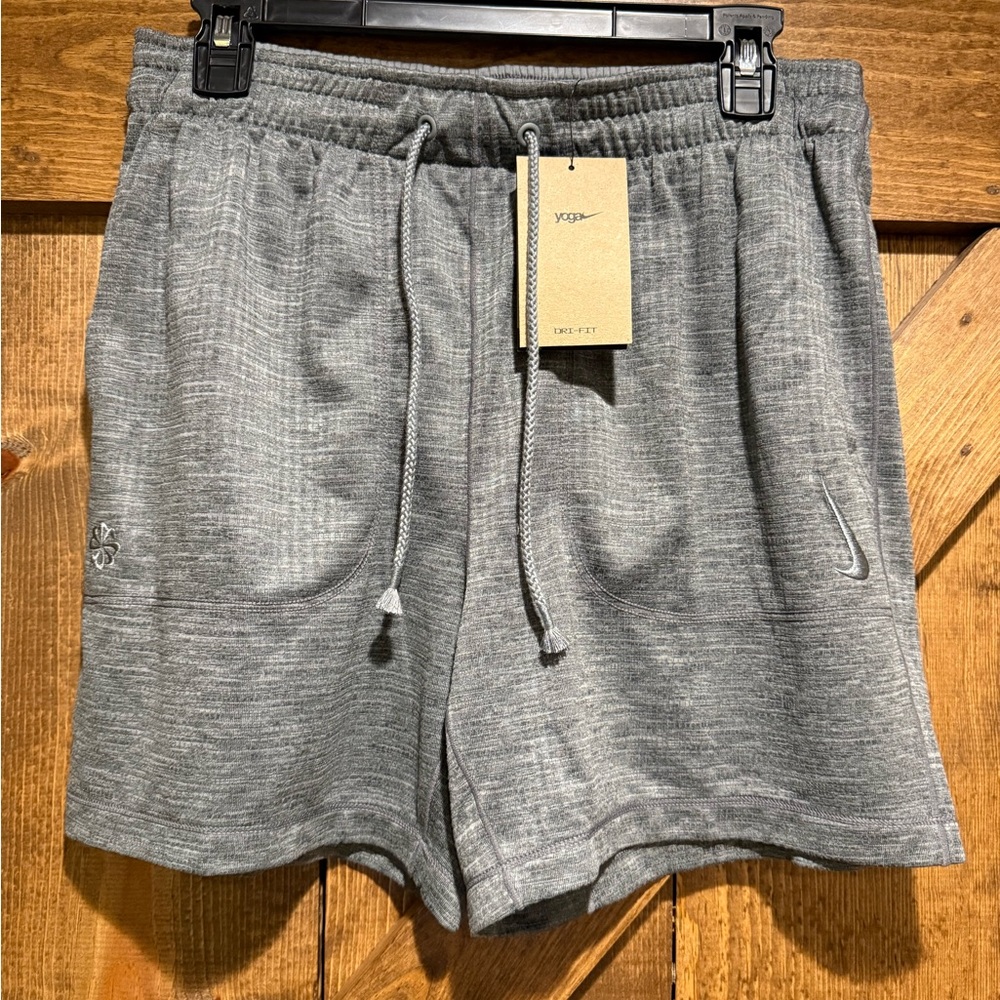 Nike Men's Gray Drifit Yoga Shorts